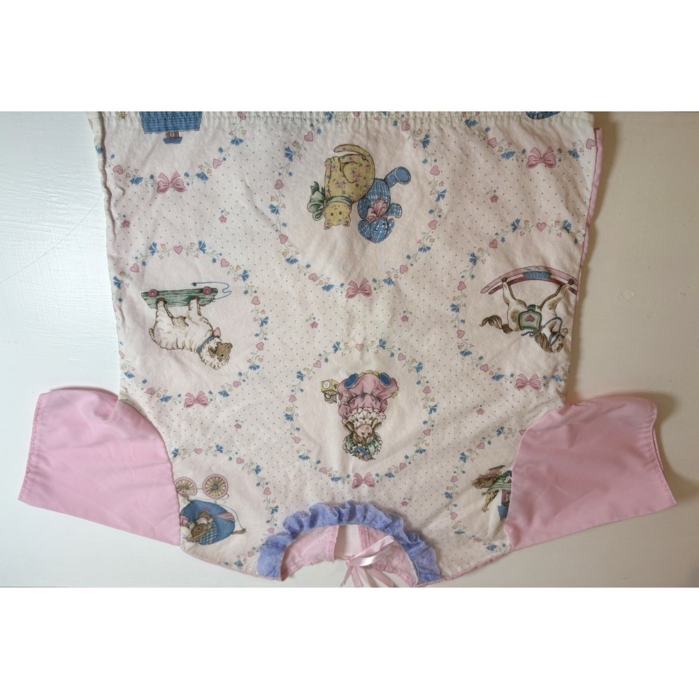 Vintage Handmade Cottagecore Print Shirt Blouse